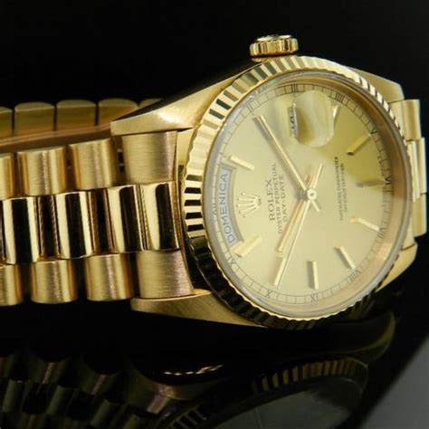 rolex day date oro giallo 18238|Rolex 18238 Review: The Pinnacle of Presidential Elegance.